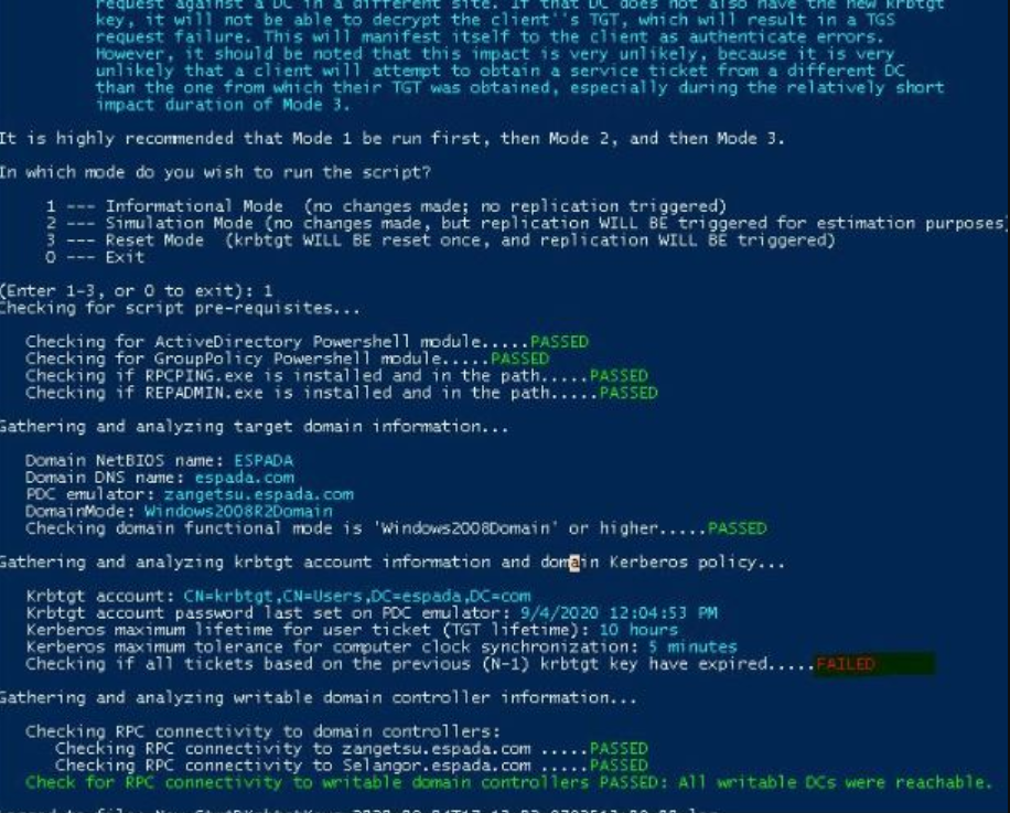 Ripristino delle password degli account di dominio - Metodo 2: ripristino con Windows PowerShell