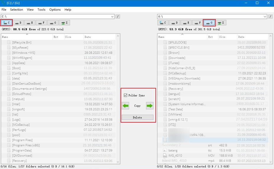 interfaccia Data Transfer