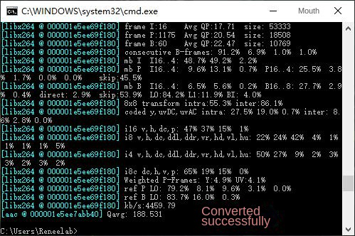 Convertire il formato video completo