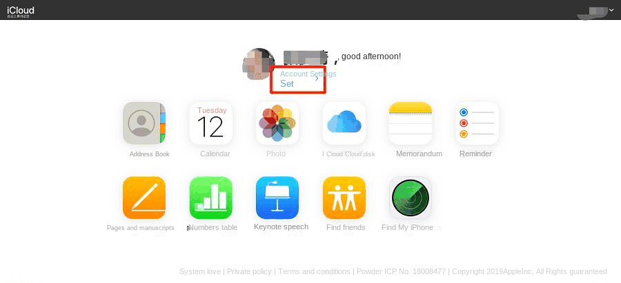 Sito ufficiale di iCloud 2