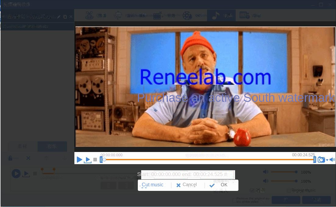 Aggiungere musica/audio