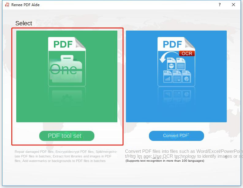 Set di strumenti PDF