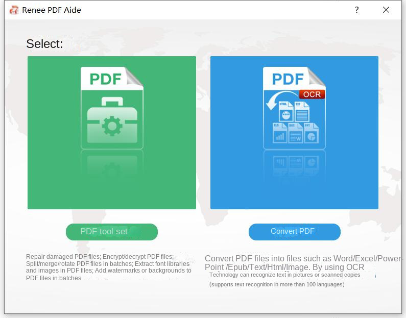 Set di strumenti PDF