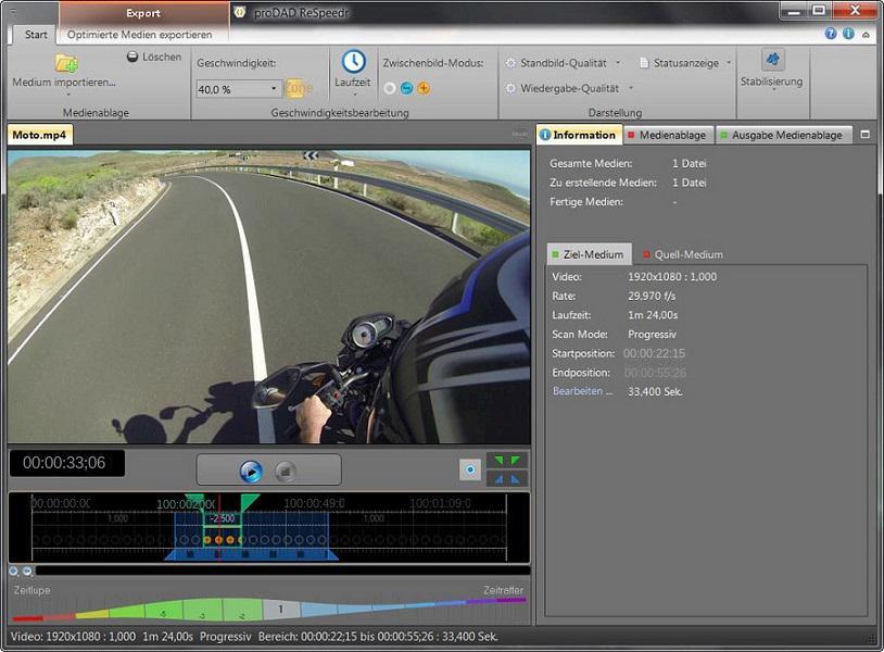 software di editing video respeedr