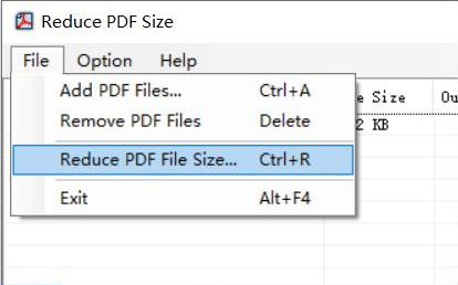 Riduzione delle dimensioni del PDF