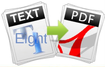 convertire txt in pdf