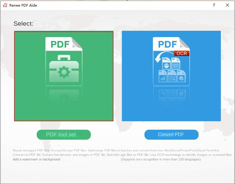 Set di strumenti PDF