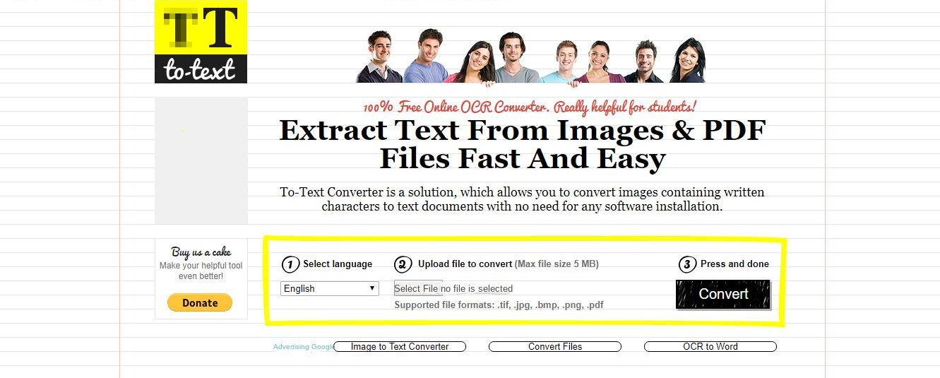 Strumento di conversione di formato online To-Text Converter