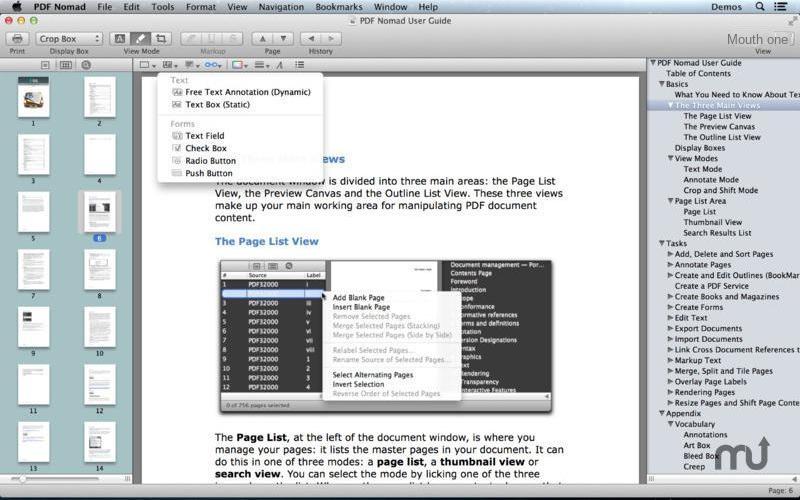 Modifica di PDF per Mac