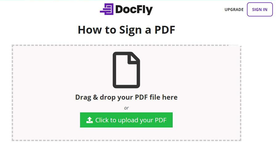 Caricare il PDF online