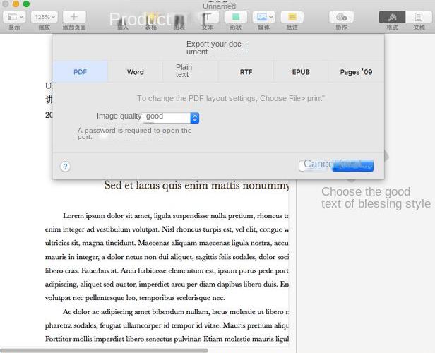 Convertire le pagine in PDF