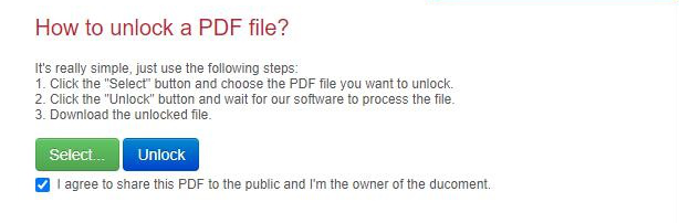 Decriptare i file PDF online