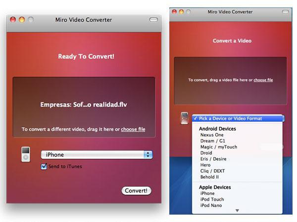 Software Miro Video Converter