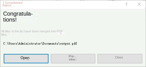 Unire i PDF con successo