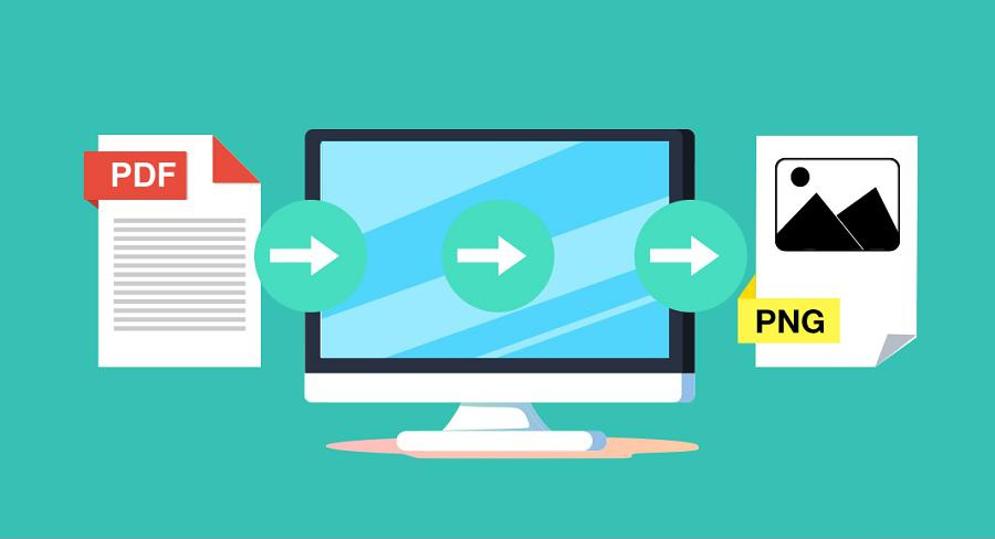 come convertire pdf in png