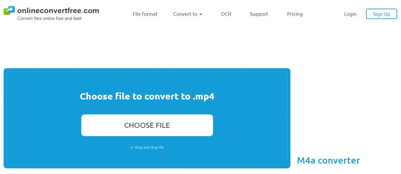 onlineconvertfree.com strumento di conversione di formato online