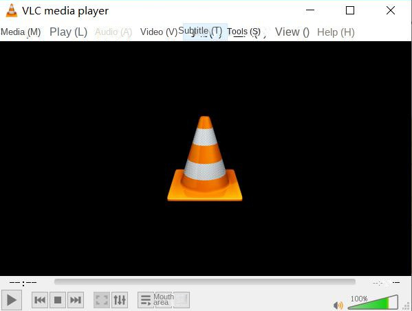 Interfaccia del lettore multimediale VLC