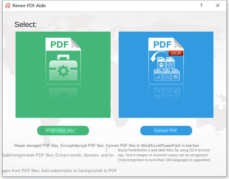 Set di strumenti PDF