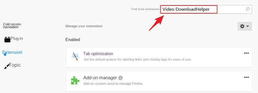 Applicazione Video Download Helper