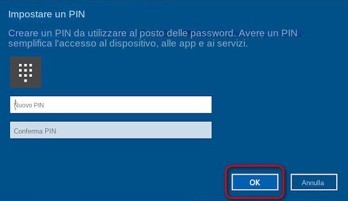 Ho dimenticato il PIN, quindi ho impostato un PIN