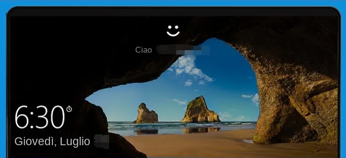 Accesso con Windows Hello