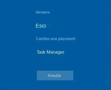 rimozione password windows 10
