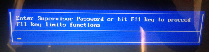 Password Bios/Supervisor Toshiba Satellite