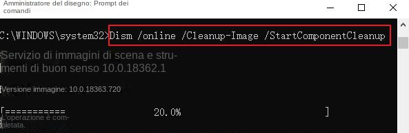 Immettere i comandi DISM e sfc