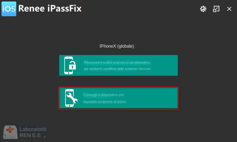 dispositivo fisso-Renee iPassFix