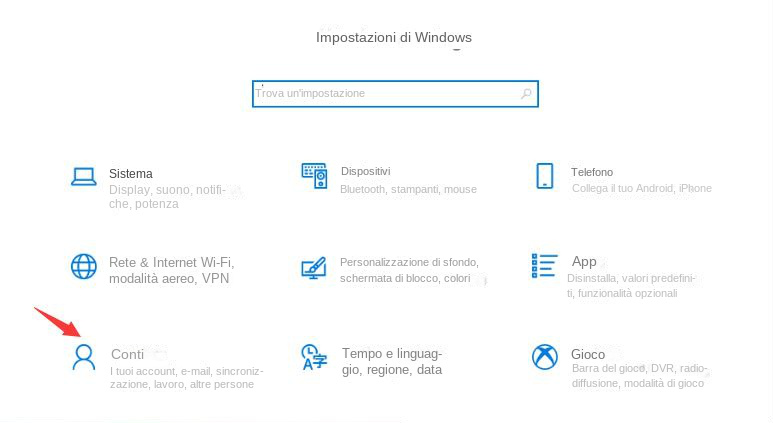 Account Windows 10