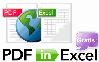 PDF in excel convertitore