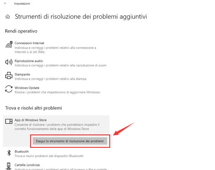 come risolvere download app bloccato windows