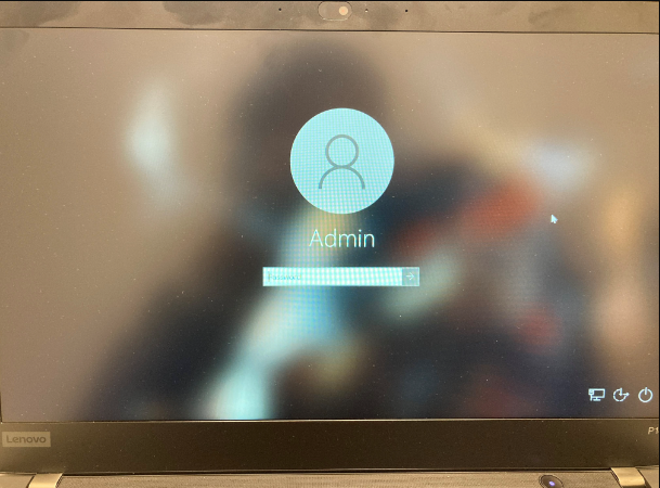 Schermata di accesso Lenovo
