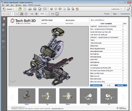 Tech Soft 3D PDF Reader