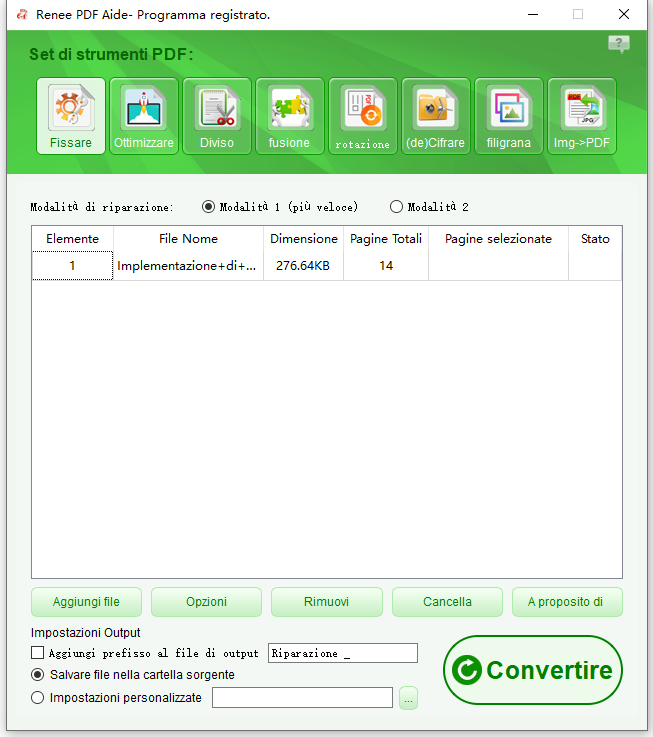 come riparare PDF con Renee PDF Converter e cos’è l’OCR