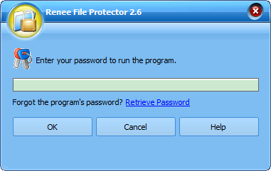 inserire la password di Renee File Protector