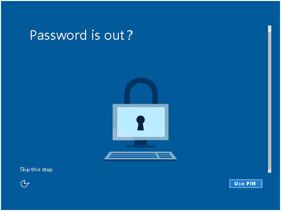 la password è esaurita