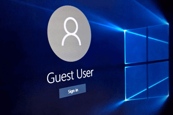 account ospite in Windows 10