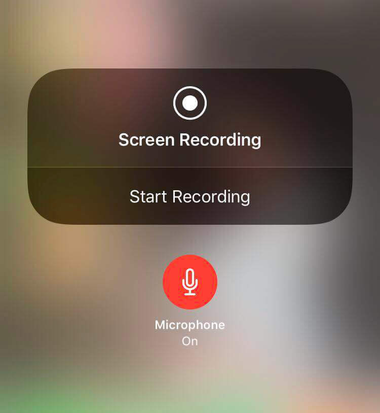 Avviare la registrazione dello schermo su iPhone