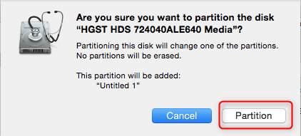 Partizionare un nuovo SSD in macOS