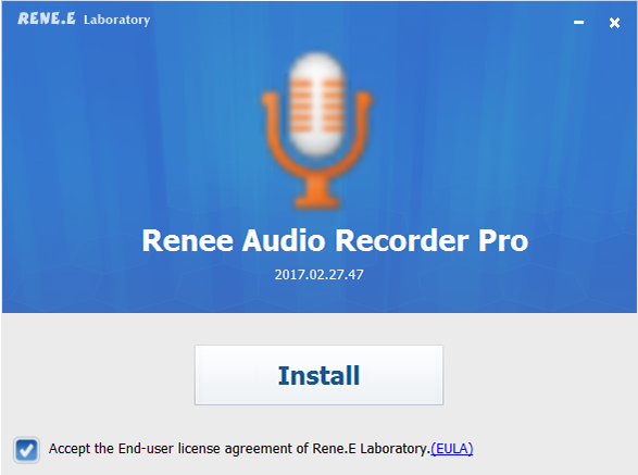 nstallare renee audio recorder pro