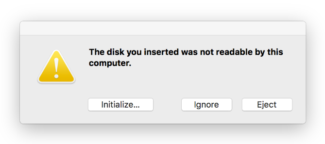 Il disco rigido esterno non viene visualizzato in Mac