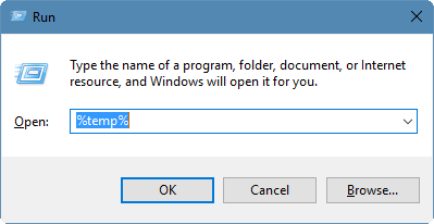 aprire il prompt dei comandi per eliminare i file