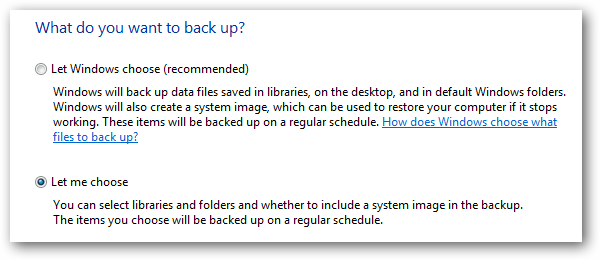 backup di Windows 7