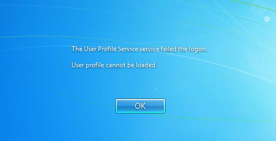 Il servizio profilo utente di Windows 7 non è riuscito ad accedere