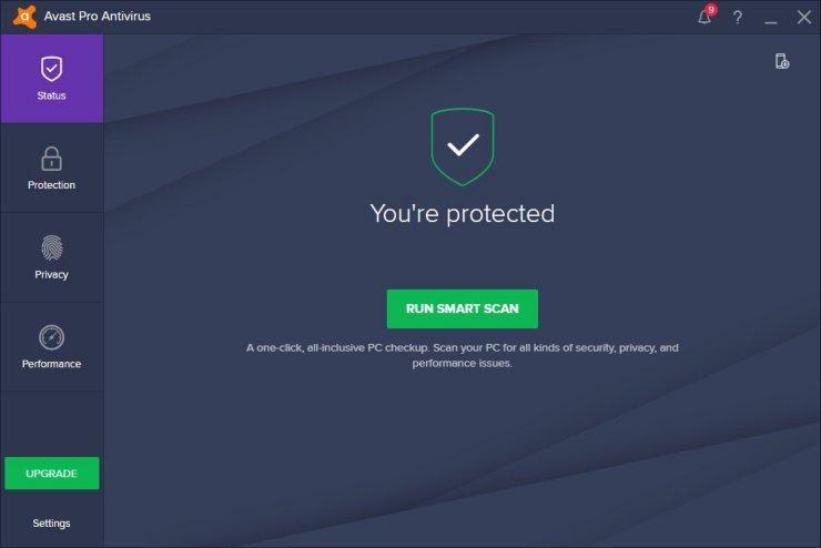 utilizzare un software antivirus per analizzare l'errore 0x8000ffff