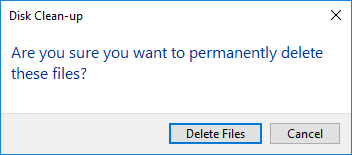 eliminare definitivamente i file temporanei in Windows 10