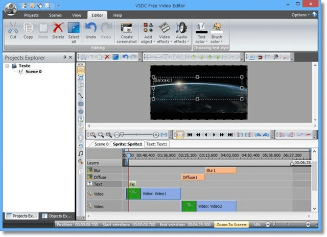 VSDC Free Video Editor è un convertitore di formati video