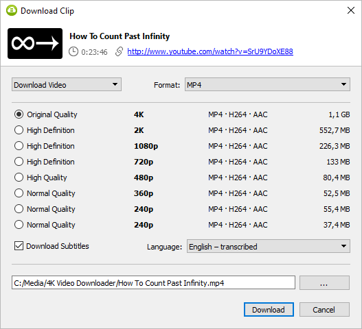 come scaricare musica da youtube da 4k downloader