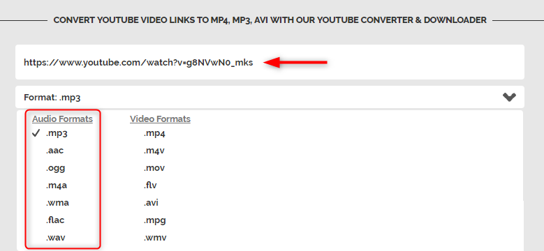 come scaricare musica da youtube con il convertitore video online